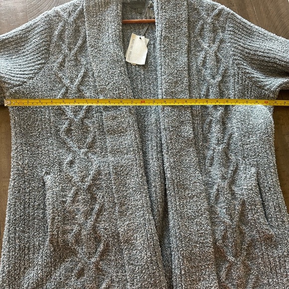 NWT Barefoot Dreams Cozy Chic Cabin Cable Cardigan 1X - Picture 10 of 12